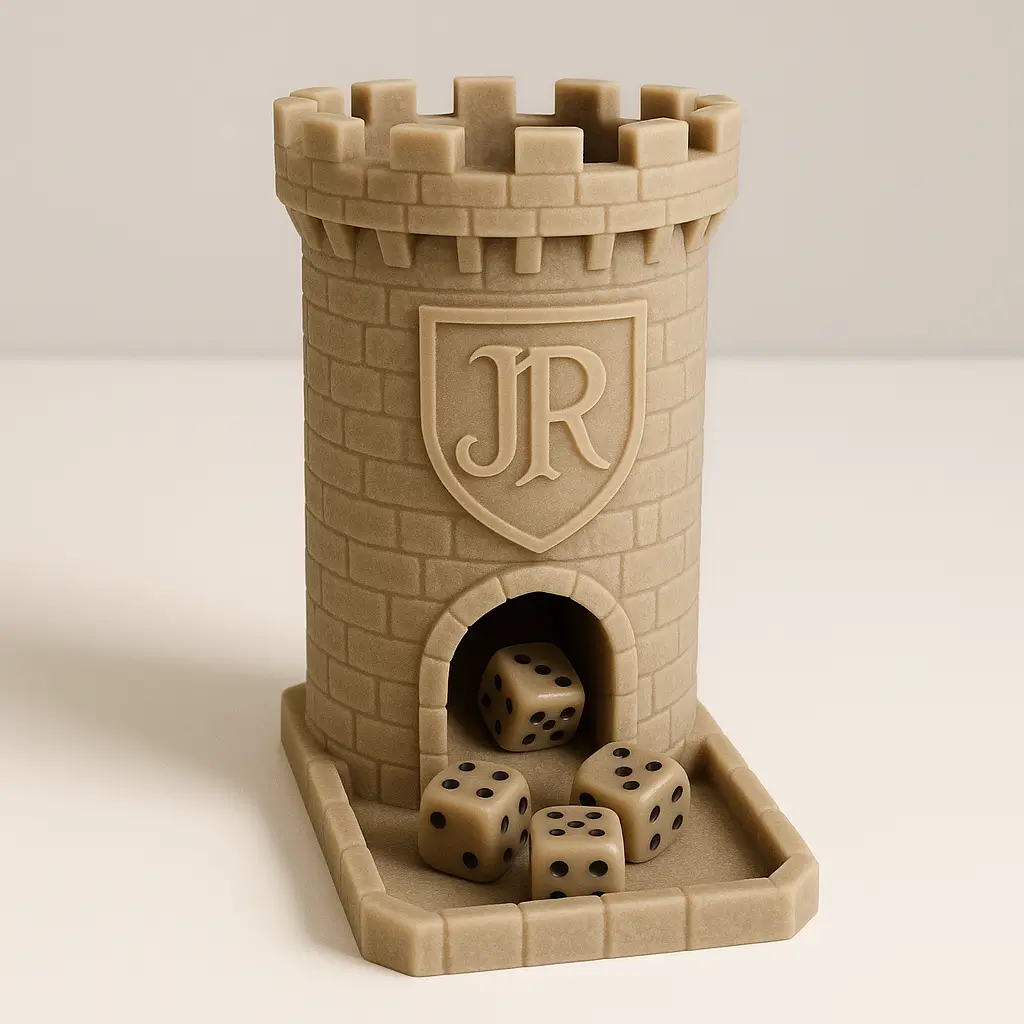 Crested Dice Tower