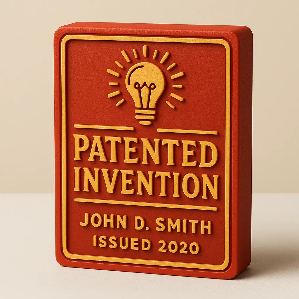 Patent Plaque
